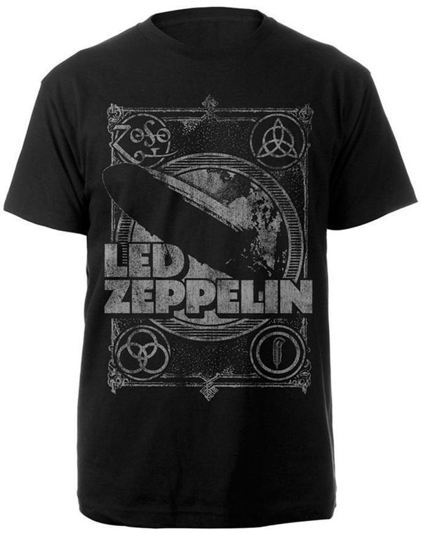 Led Zeppelin Led Zeppelin Риза Vintage Print LZ1 Black L
