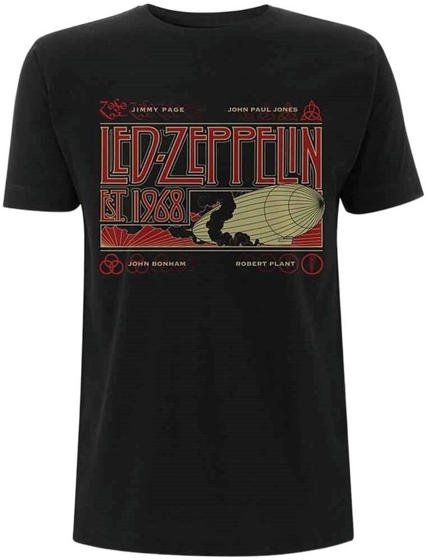 Led Zeppelin Led Zeppelin Риза Zeppelin & Smoke Unisex Black XL