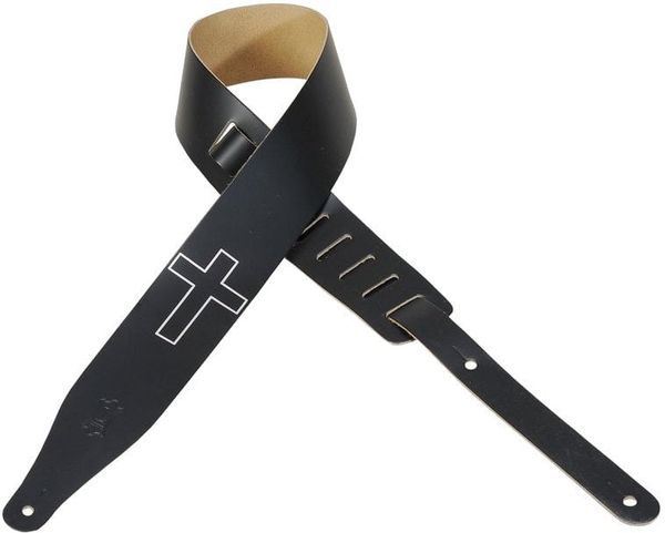 Levys Levys M17CHC Кожен колан за китара Черeн