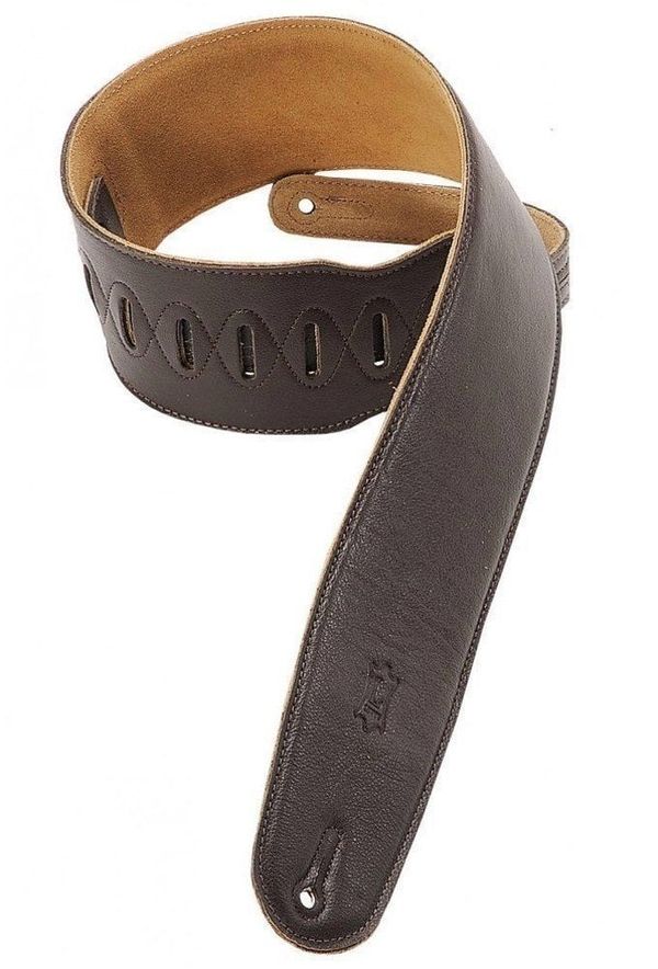 Levys Levys M4GF Кожен колан за китара Dark Brown