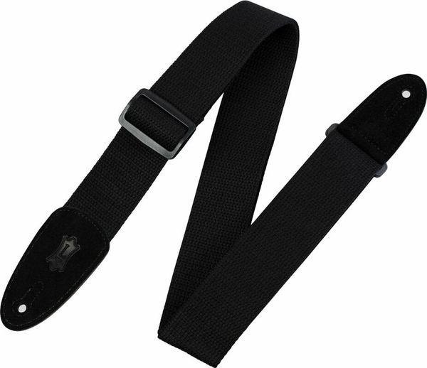 Levys Levys MC8-BLK Classics Series 2" Cotton Guitar Strap Black