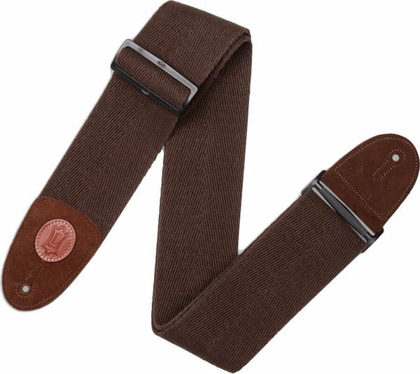 Levys Levys MSSC4-BRN Signature Series 3" Heavy-weight Cotton Bass Strap Brown