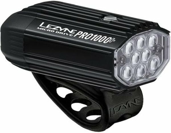 Lezyne Lezyne Micro Drive Pro 1000+ Front 1000 lm Satin Black Отпред  Велосипедна лампа