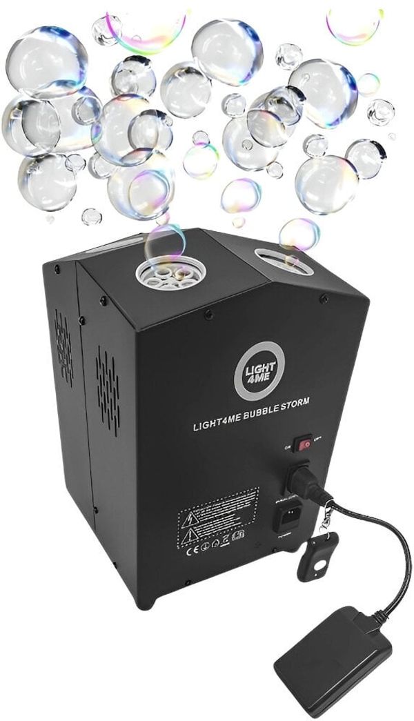 Light4Me Light4Me BUBBLE STORM Генератор за сапунени мехурчета