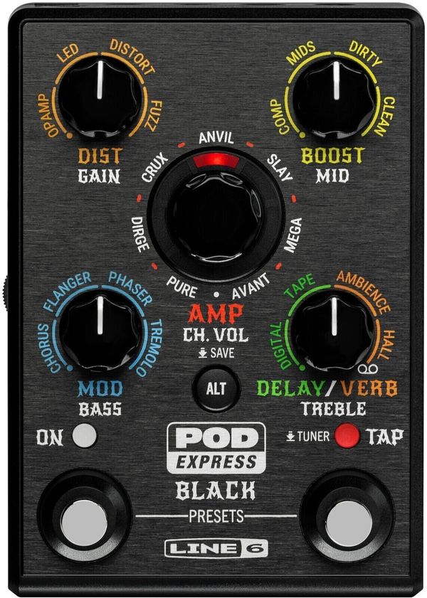 Line6 Line6 Pod Express Black Мултиефект за китара