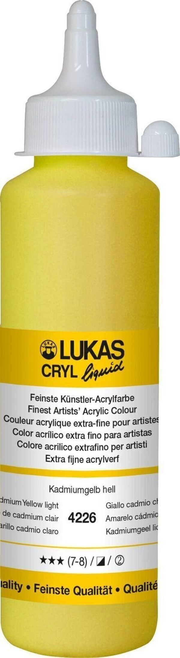 Lukas Lukas Cryl Liquid АКРИЛНА боя Cadmium Yellow Light 250 ml 1 бр