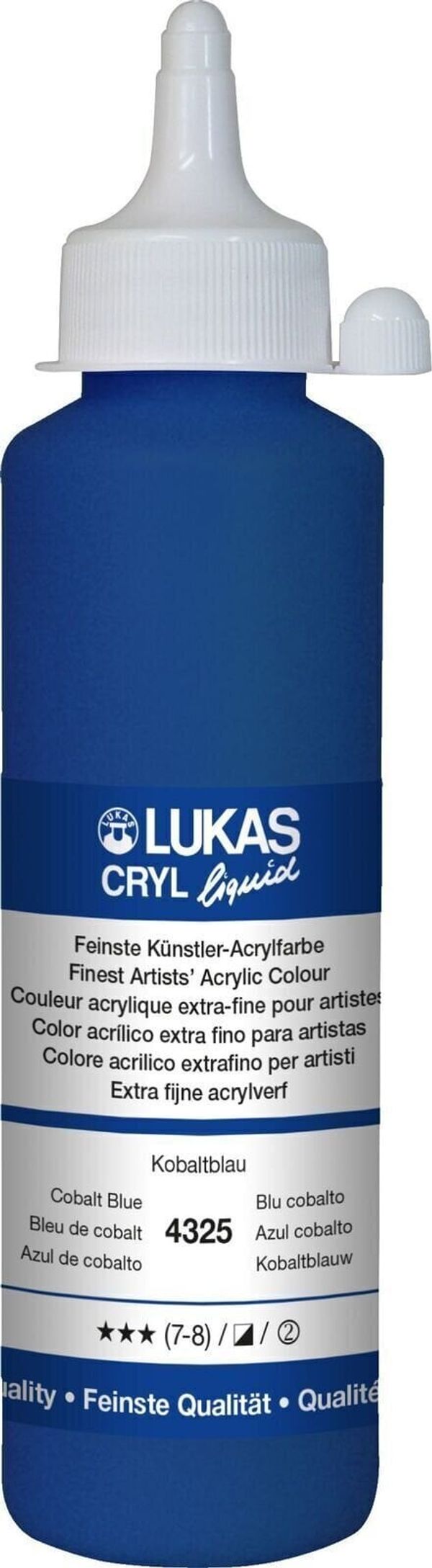 Lukas Lukas Cryl Liquid АКРИЛНА боя Cobalt Blue 250 ml 1 бр