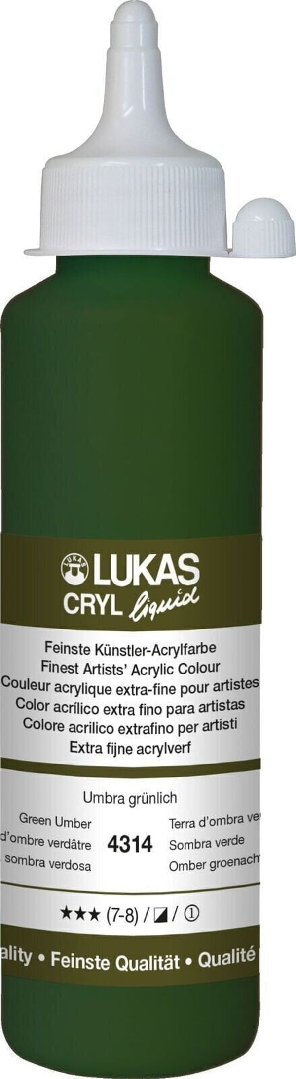 Lukas Lukas Cryl Liquid АКРИЛНА боя Green Umber 250 ml 1 бр