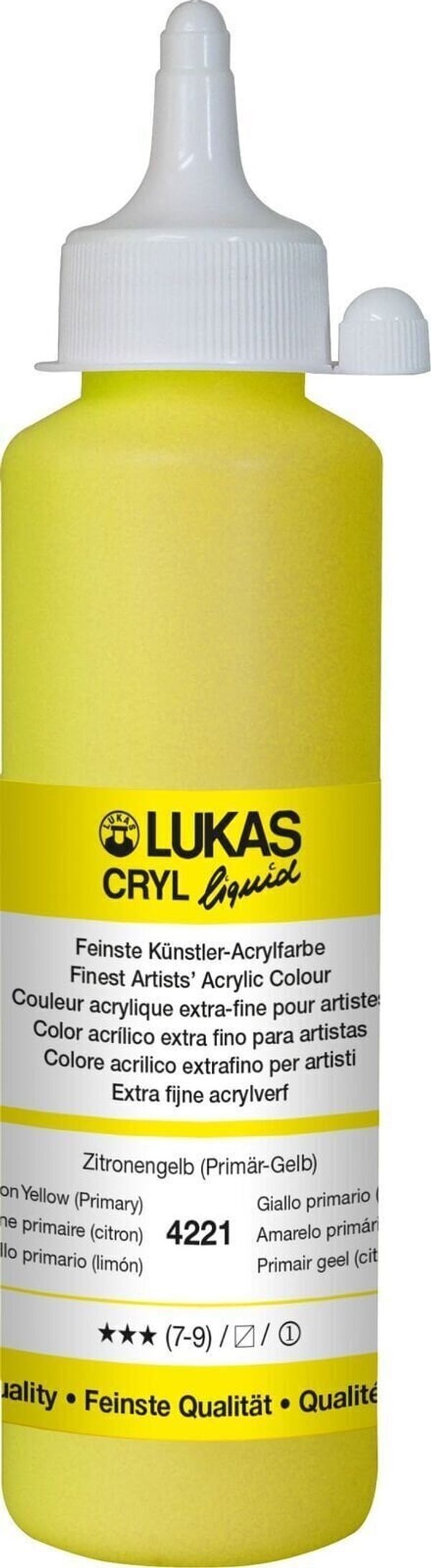 Lukas Lukas Cryl Liquid АКРИЛНА боя Lemon Yellow (Primary) 250 ml 1 бр
