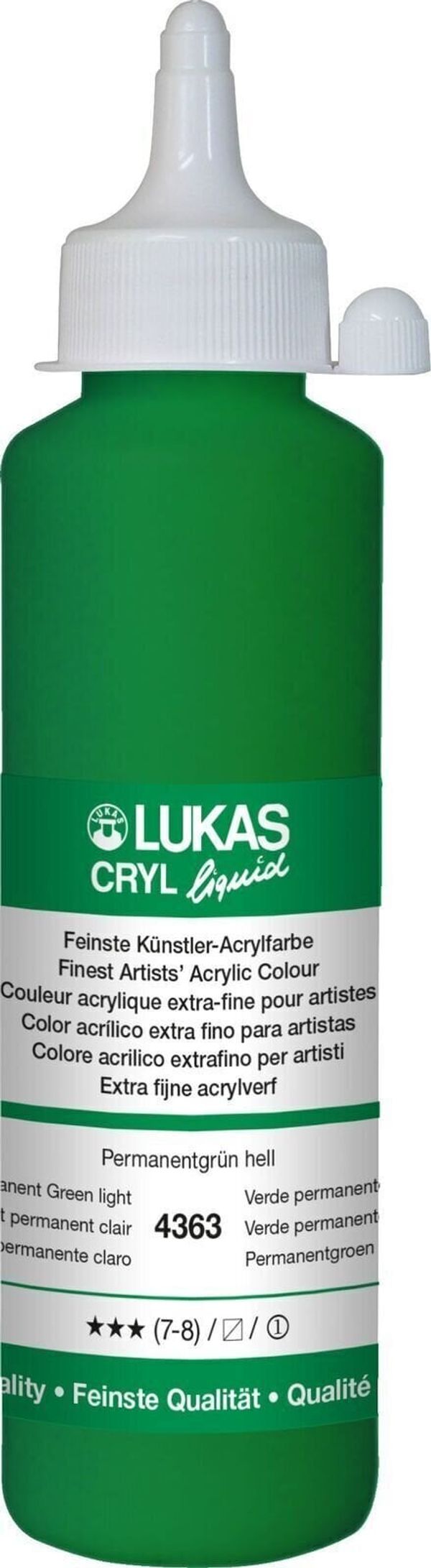 Lukas Lukas Cryl Liquid АКРИЛНА боя Permanent Grenn Light 250 ml 1 бр