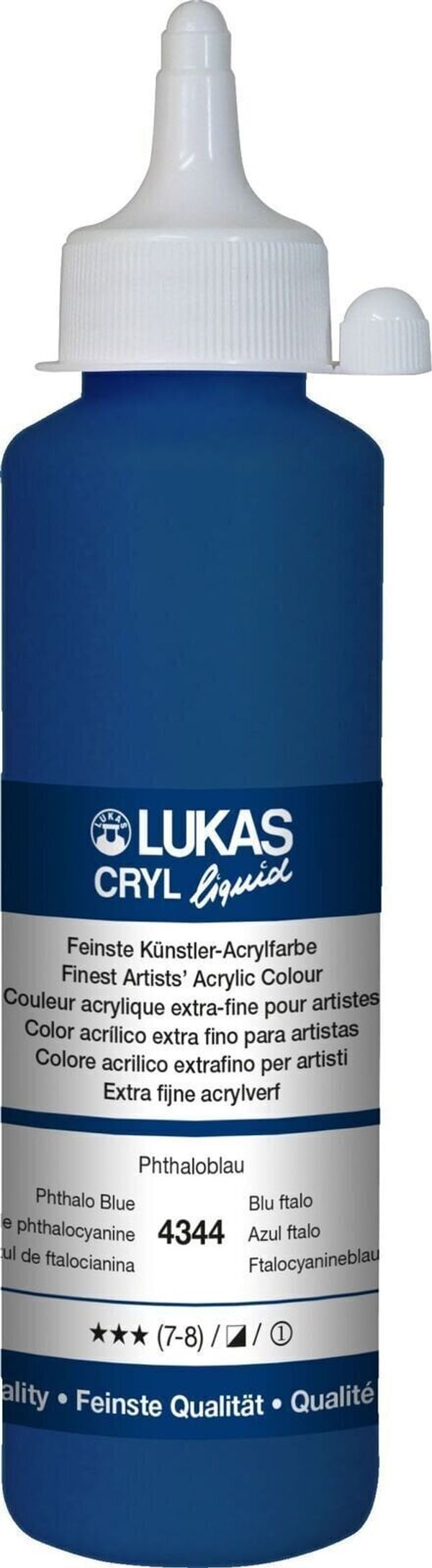 Lukas Lukas Cryl Liquid АКРИЛНА боя Phthalo Blue 250 ml 1 бр