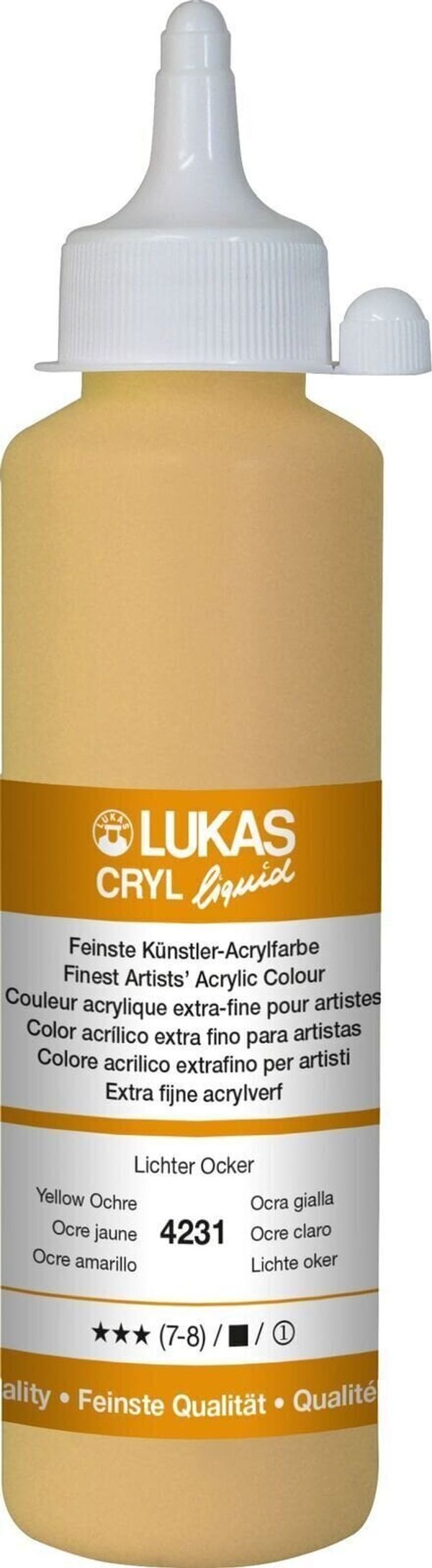 Lukas Lukas Cryl Liquid АКРИЛНА боя Yellow Ochre 250 ml 1 бр