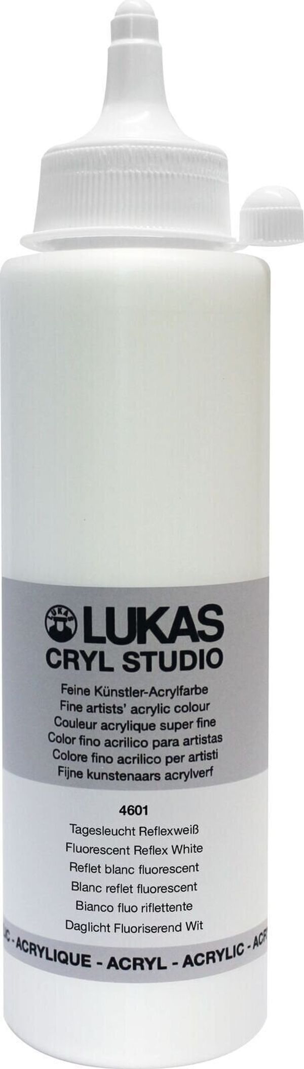 Lukas Lukas Cryl Studio АКРИЛНА боя Flourescent Reflex White 250 ml 1 бр
