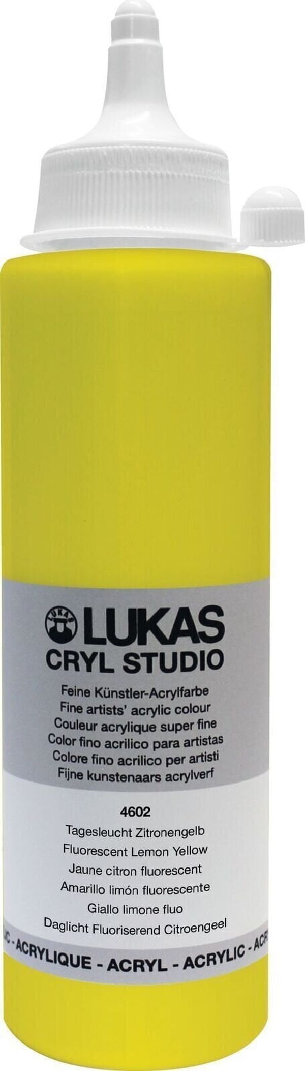 Lukas Lukas Cryl Studio АКРИЛНА боя Fluorescent Lemon Yellow 250 ml 1 бр