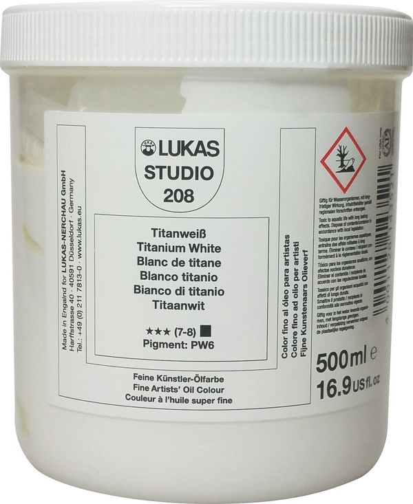 Lukas Lukas Studio Маслена боя 500 ml Titanium White
