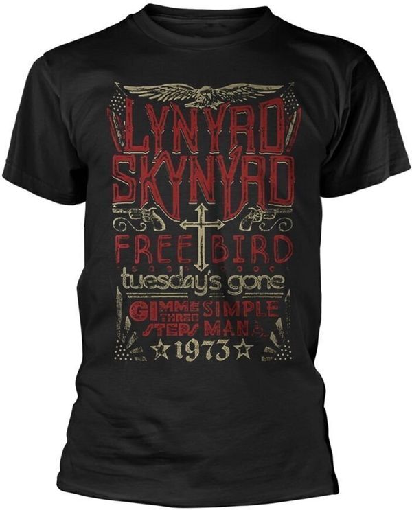Lynyrd Skynyrd Lynyrd Skynyrd Риза Free Bird 1973 Hits Unisex Black M