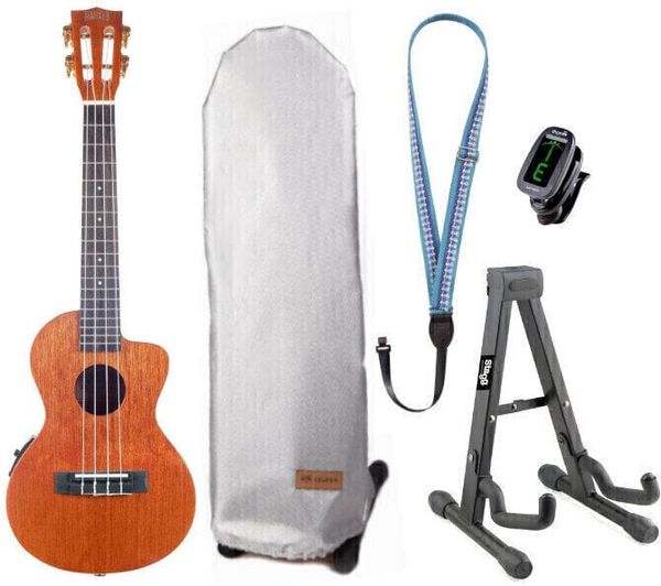 Mahalo Mahalo Electric-Acoustic Tenor Ukulele Vintage Natural SET Тенор укулеле Vintage Natural
