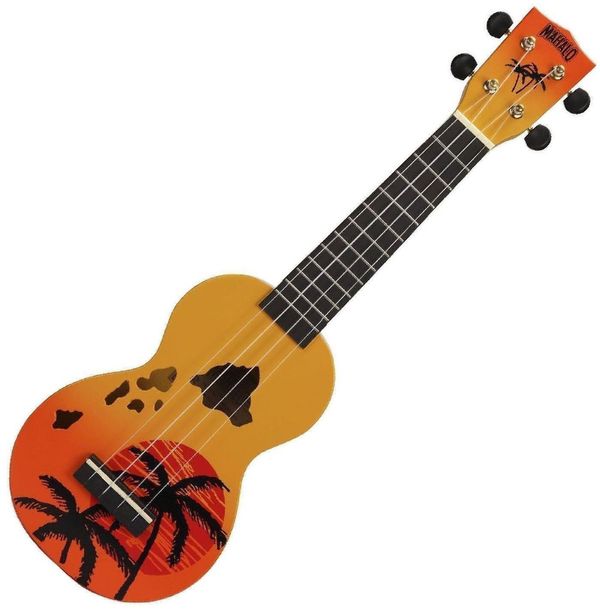 Mahalo Mahalo Hawaii Hawaii Orange Burst Сопрано укулеле