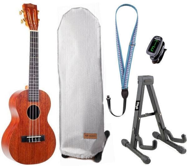 Mahalo Mahalo Tenor Ukulele Trans Brown SET Тенор укулеле Trans Brown