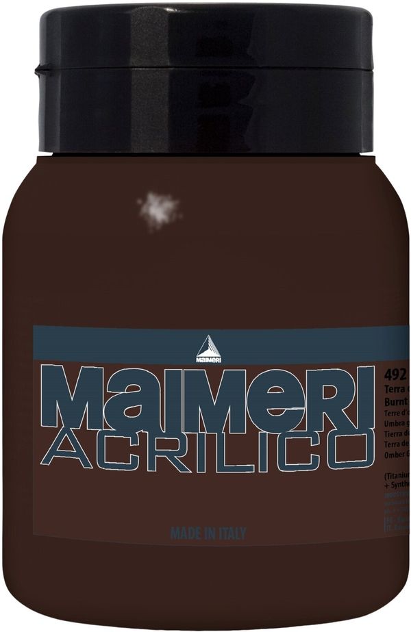Maimeri Maimeri Acrilico АКРИЛНА боя Burnt Umber 492 500 ml 1 бр