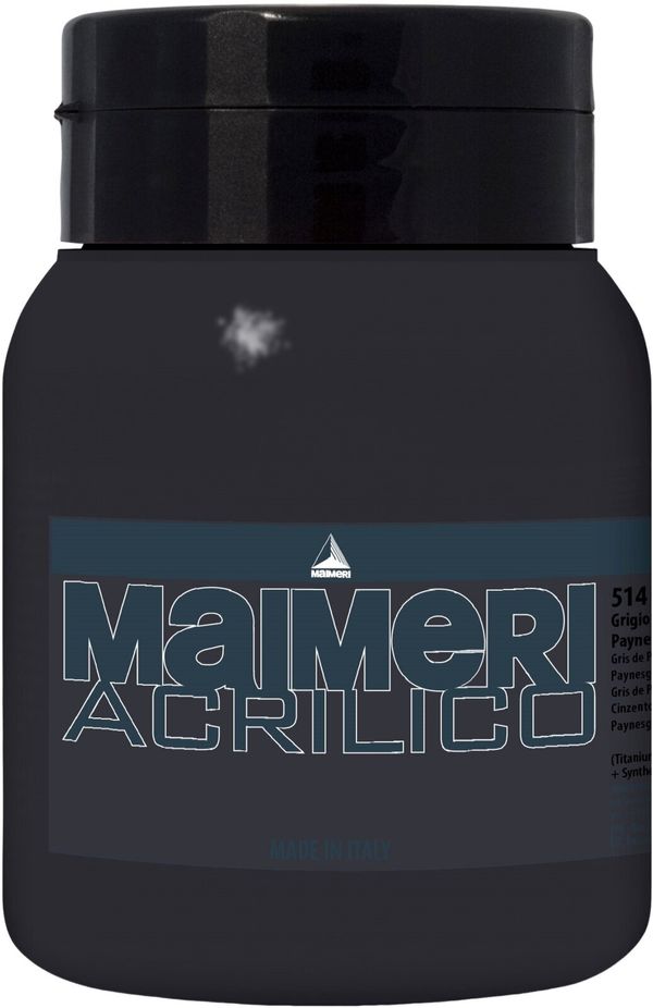 Maimeri Maimeri Acrilico АКРИЛНА боя Paynes Grey 514 500 ml 1 бр