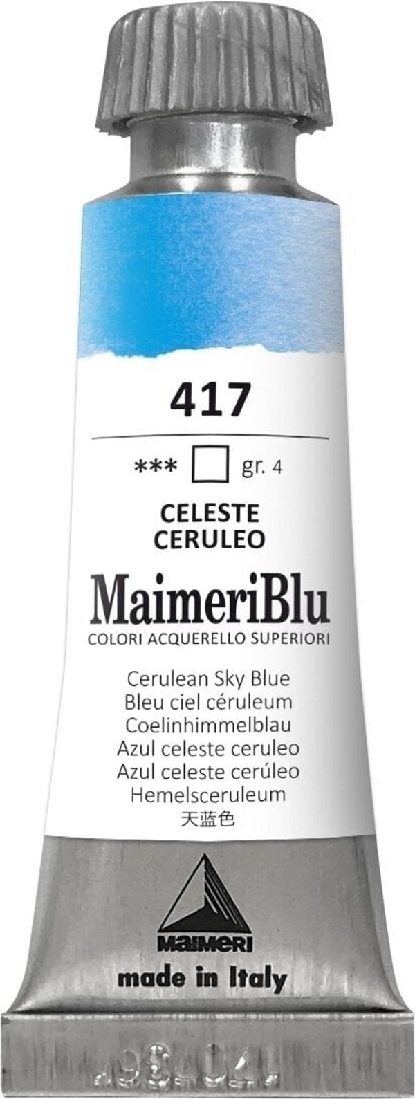 Maimeri Maimeri Blu Акварелна боя Cerulean Sky Blue 417 12 ml 1 бр