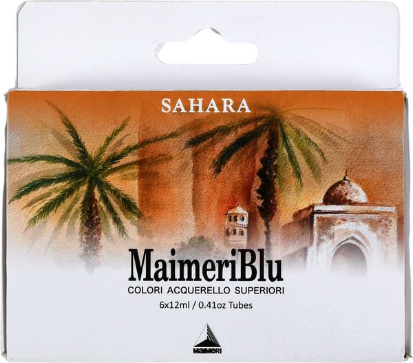 Maimeri Maimeri Blu Комплект акварелни бои Sahara 6 x 12 ml 6 бр