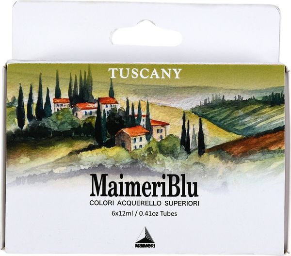 Maimeri Maimeri Blu Комплект акварелни бои Tuscany 6 x 12 ml 6 бр