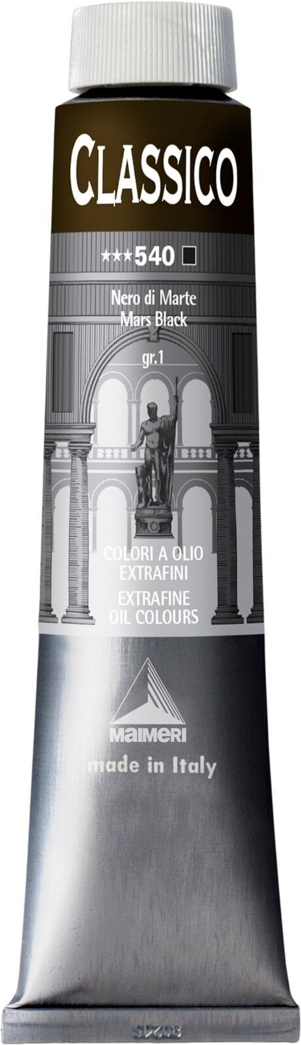 Maimeri Maimeri Classico Маслена боя Mars Black 200 ml 1 бр