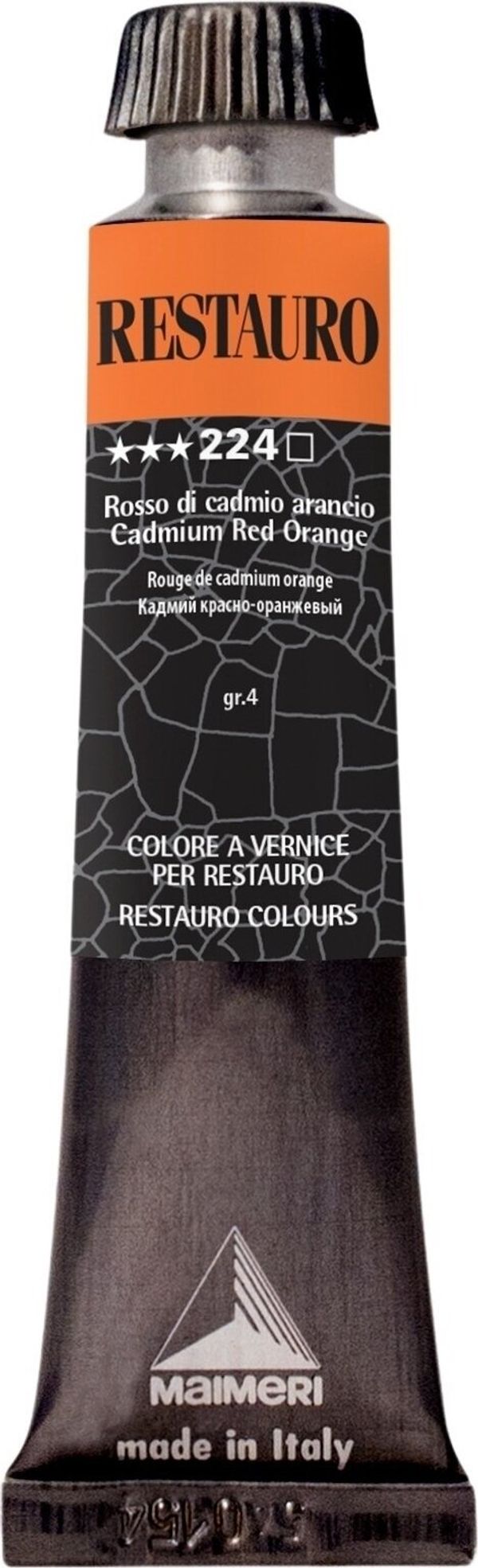 Maimeri Maimeri Varnish Restauro Боя за реставрация Cadmium Red Orange 224 20 ml 1 бр