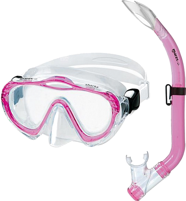 Mares Mares Combo Sharky Clear/Pink White