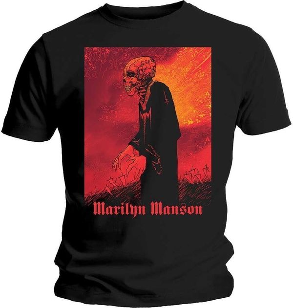 Marilyn Manson Marilyn Manson Риза Mad Monk Unisex Black XL