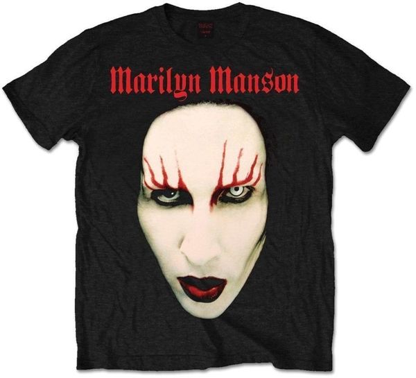 Marilyn Manson Marilyn Manson Риза Unisex Red Lips Black 2XL