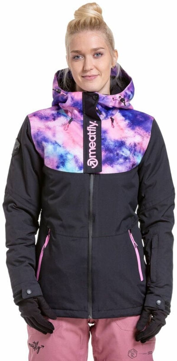 Meatfly Meatfly Kirsten Womens SNB and Ski Jacket Peach Aquarel/Black S Ски яке