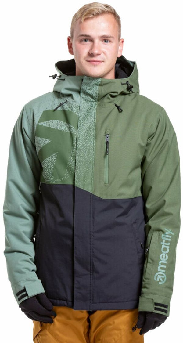 Meatfly Meatfly Shader Mens SNB and Ski Jacket Sea Spray XL