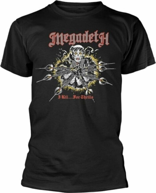 Megadeth Megadeth Риза Kill For Thrills Black 2XL