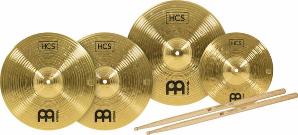 Meinl Meinl HCS1314+10S Cymbals HCS Bonus Pack 10/13/14 + 5A Sticks чинели комплект