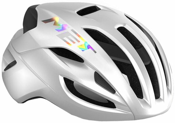 MET MET Rivale MIPS White Holographic/Glossy L (58-61 cm) Каска за велосипед