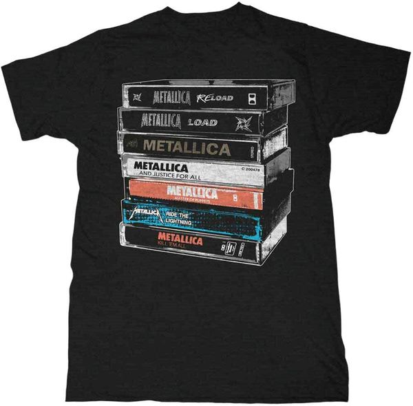 Metallica Metallica Риза Cassette Unisex Black 2XL