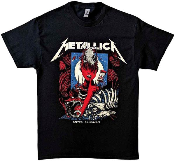 Metallica Metallica Риза Enter Sandman Poster Unisex Black L