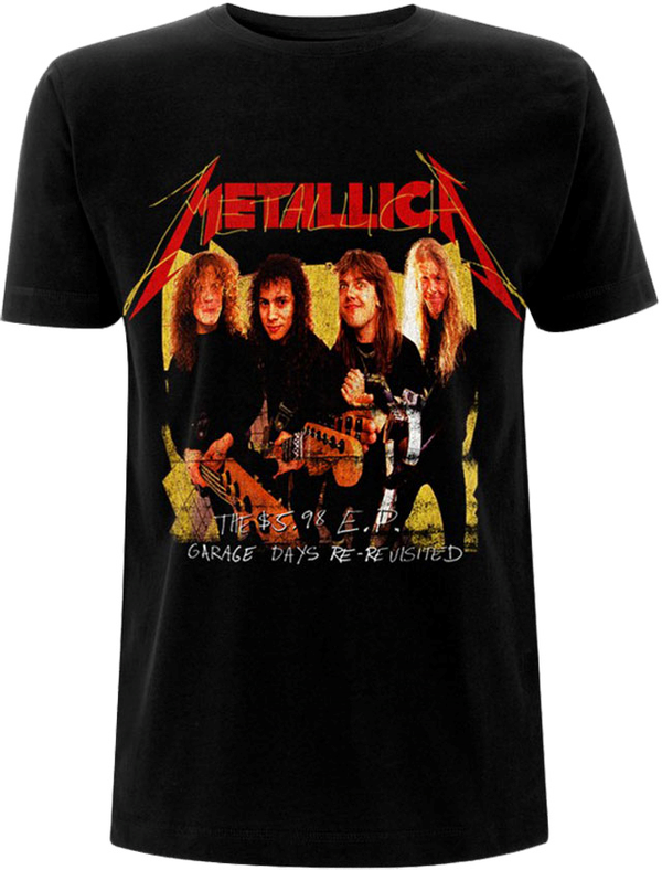 Metallica Metallica Риза Garage Photo Yellow Unisex Black S