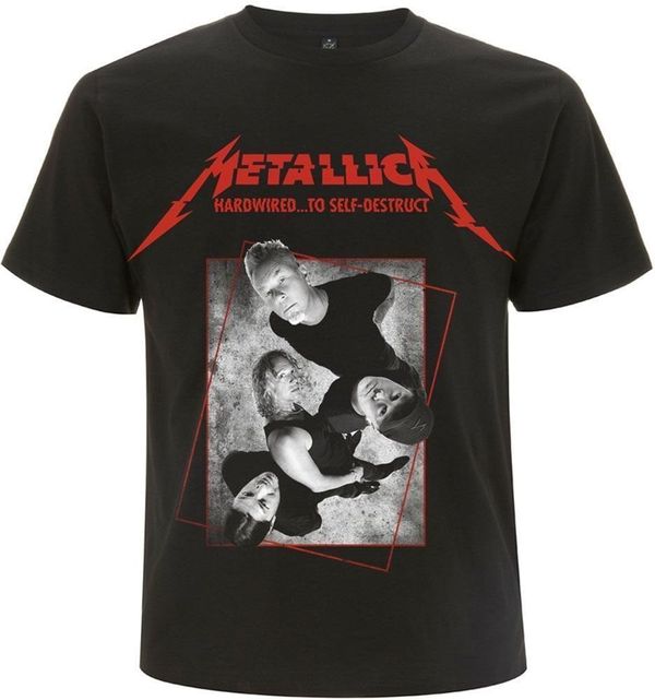 Metallica Metallica Риза Hardwired Band Concrete Unisex Black 2XL