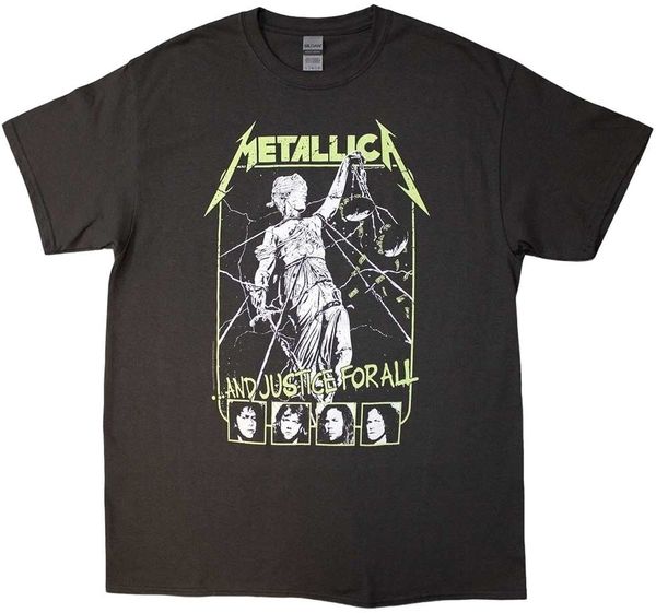 Metallica Metallica Риза Justice Faces Unisex Charcoal Grey XL