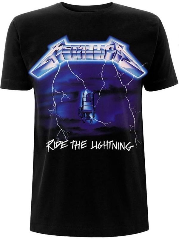 Metallica Metallica Риза Unisex Ride The Lightning Tracks Black 2XL