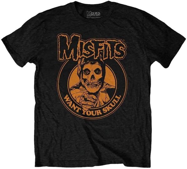 Misfits Misfits Риза Want Your Skull Unisex Black 2XL