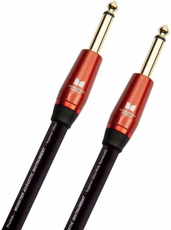 Monster Cable Monster Cable Prolink Acoustic 21FT Instrument Cable Черeн 6,4 m Директен - Директен