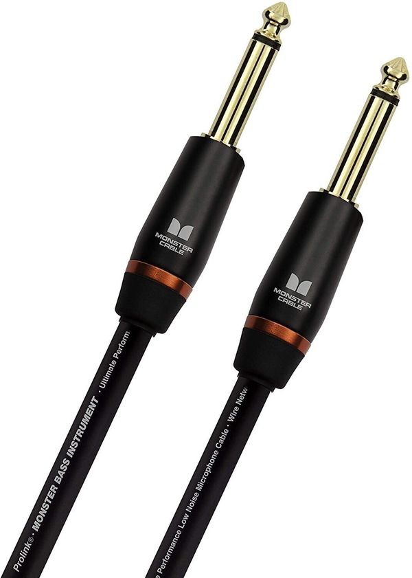 Monster Cable Monster Cable Prolink Bass 12FT Instrument Cable Черeн 3,6 m Директен - Директен