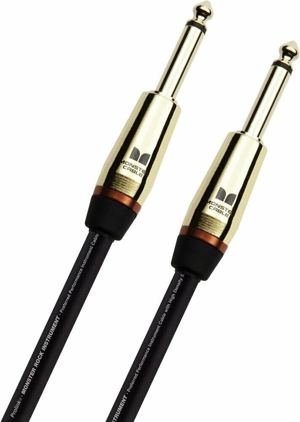 Monster Cable Monster Cable Prolink Rock 6FT Instrument Cable Черeн 1,8 m Директен - Директен