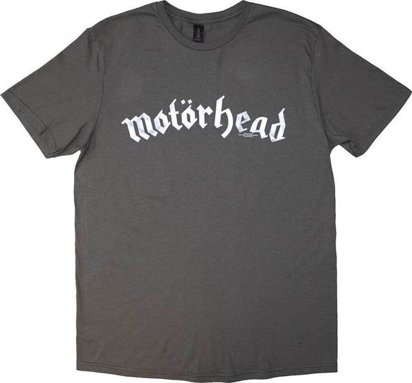 Motörhead Motörhead Риза Distressed Logo Unisex Charcoal Grey M