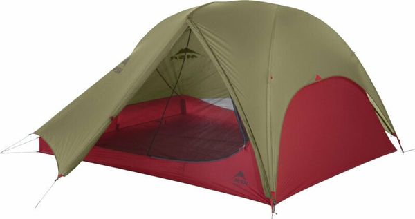 MSR MSR FreeLite 3-Person Ultralight Backpacking Tent Green/Red Палатка